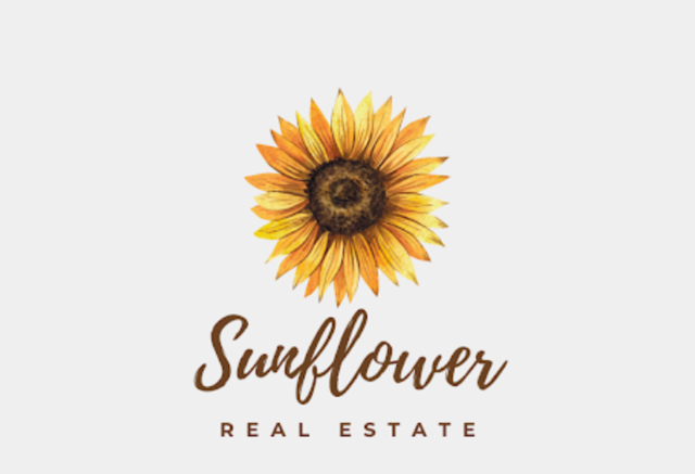 Sunflower Real Estate Logo