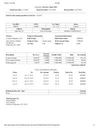 7 Town County and School Taxes Adjacent Property 2024