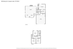 393 Nancy Drive - floor plan combined