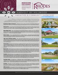 Harvest Brochure