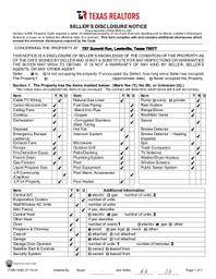 757 Summit Run Seller Disclosure