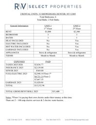 7 Rental Units RVW 31 Showers Rd 2025 2026