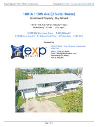 Proforma - Full Rental
