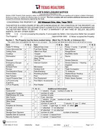 303 Whisenant Seller Disclosure & Lead Base Paint