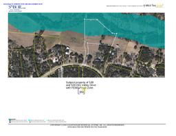 The Estate of James Roy Hollon - 500 Elm Valley Drive aerial map d FEMA Flood 081321