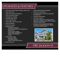 1581 Jackson Updates