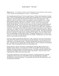 Paradox Ranch - The Story