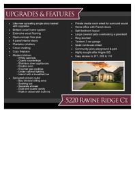 5220 Ravine Ridge Features