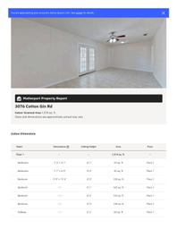 Property Measurements and Floorplan