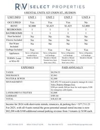 5 Rental Units Info