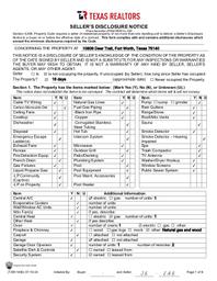 10809 Deer Trail Seller Disclosure_Previous Inspection