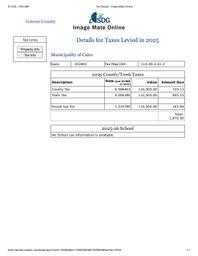 4 Town County and School Taxes 2024 2025
