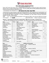 560 Palomino Seller Disclosure & On Site Sewer