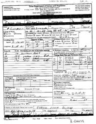 Lee - 121 N. Spanish Oak Trail well report R -02238