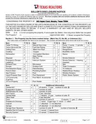 643 Aspen Sellers Disclosure