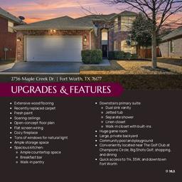 2736 Maple Creek - Upgrades & Features