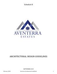 AVENTERRA Architectural Guidelines Feb 2020