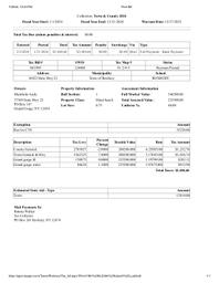 3 Town County and School Taxes