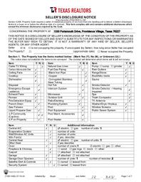 1330 Portsmouth Seller Disclosure