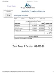3 Town and County Taxes 2024 4 Motel Parcels