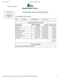 5 Town County and School Taxes 2023 2024