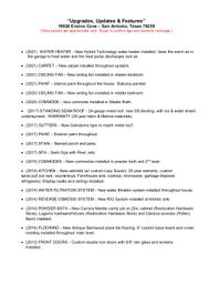 Wyatt - 19926 Encino Cove Upgrades, Updates & Features sheet 102721