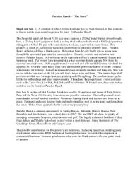 Paradox Ranch - The Story