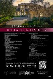 3705 Valencia - Luxury Upgrades Sheet