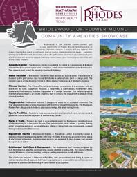 Bridlewood Brochure