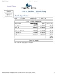 4 Town County and School Taxes 5 Furlongs