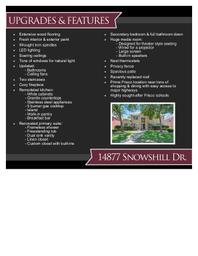 14877 Snowshill Updates