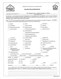 101 Glasgow Seller Disclosure