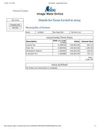 6 Town County and School Taxes 2024