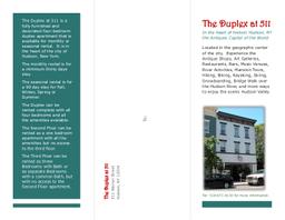 4 Brochure for Duplex at 511 Warren St