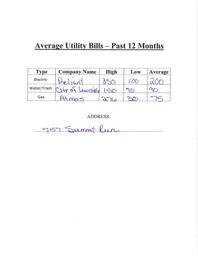 757 Summit Run Utilities