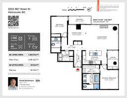 3202 667 Howe St Vancouver, BC-Floor Plan-Branded