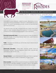 Fairway Ranch Amenities