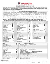 6621 Palermo Sellers Disclosure