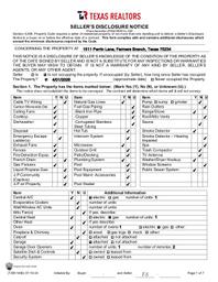 1511 Perrin Seller Disclosure