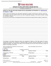 7609 Redondo Seller Disclosure