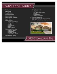 3309 Stonecrop Updates