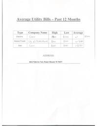 6621 Palermo Utilities