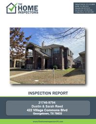 Full Inspection Report 422 Village Commons